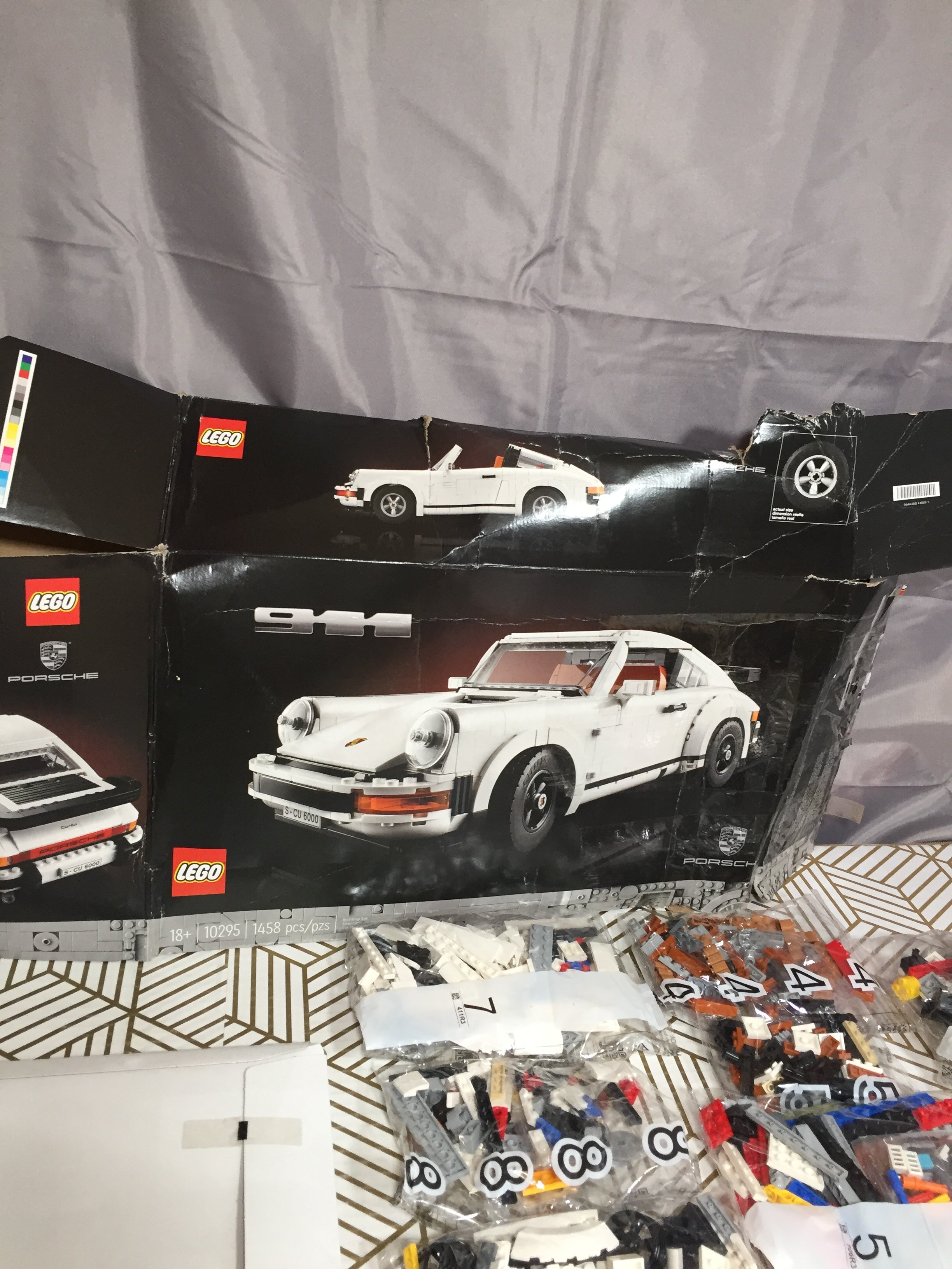 LEGO Icons Porsche 911 10295 Building Set, BOX DAMAGE/SEALED BAGS (8066827354350)